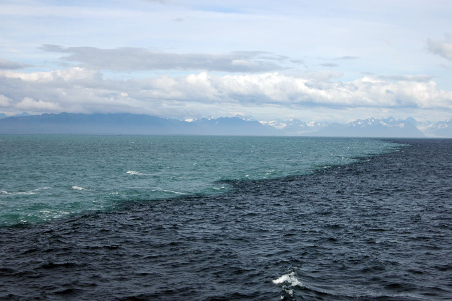 Strange Phenomenon Takes Place In The Gulf Of Alaska Waters Gulf Of Alaska waters - strange phenomenon