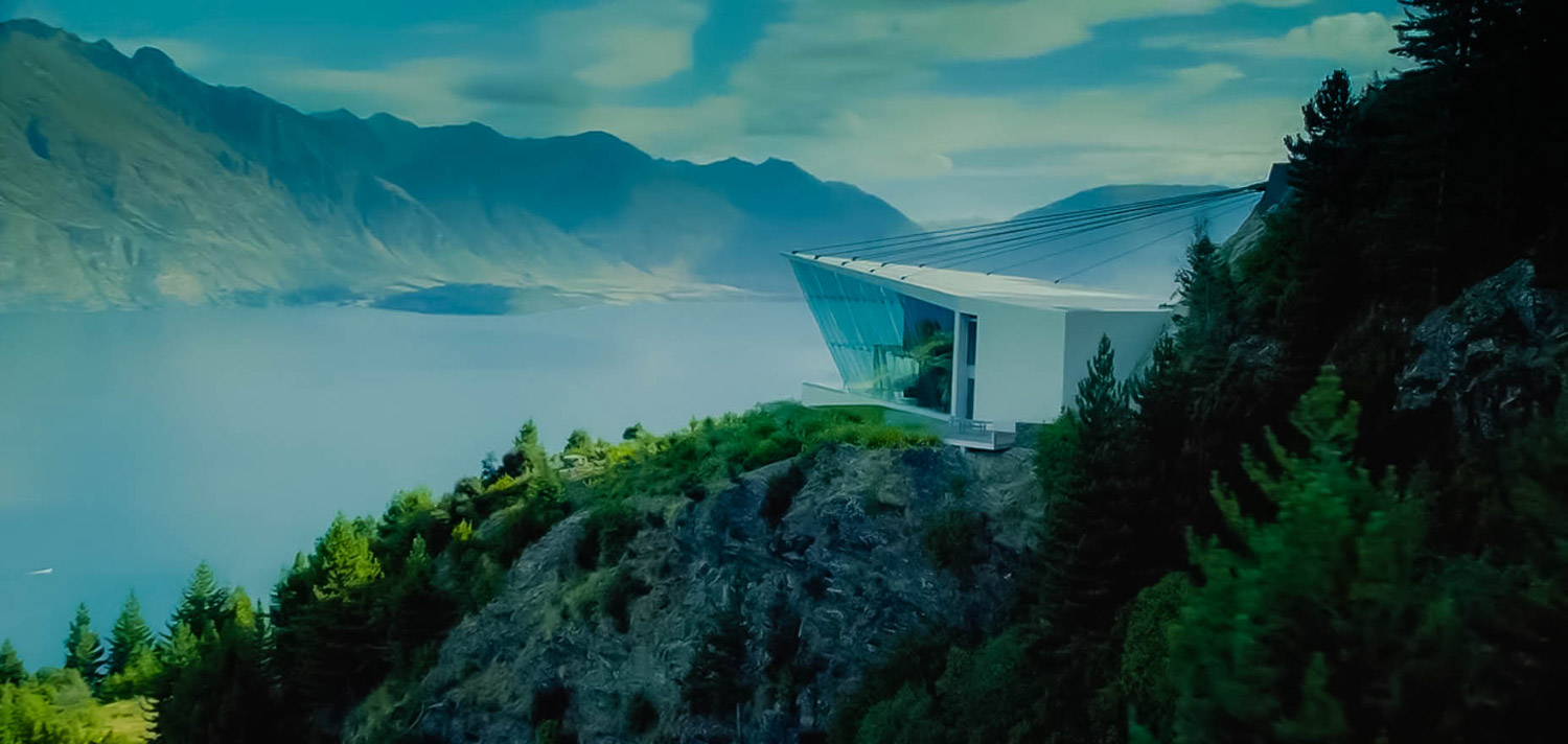 Amazing Helicopter Fly Over Southern New Zealand Helicopter flying around Southern New Zealand